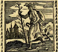 Picture 70 of 200 from Emblemi. Dal latino nel vulgare italiano ridotti, contenenti il fiore et la sostanza de' più scelti scrittori & delle più celebri discipline dell'vniuerso, ripieni di ottimi consigli & saluteuoli documenti, per l'vso ciuile et morale della vita humana (1626), leaf 112