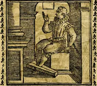 An illustration from Emblemi. Dal latino nel vulgare italiano ridotti, contenenti il fiore et la sostanza de' più scelti scrittori & delle più celebri discipline dell'vniuerso, ripieni di ottimi consigli & saluteuoli documenti, per l'vso ciuile et morale della vita humana (1626)