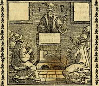An illustration from Emblemi. Dal latino nel vulgare italiano ridotti, contenenti il fiore et la sostanza de' più scelti scrittori & delle più celebri discipline dell'vniuerso, ripieni di ottimi consigli & saluteuoli documenti, per l'vso ciuile et morale della vita humana (1626)
