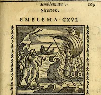 Picture 115 of 200 from Emblemi. Dal latino nel vulgare italiano ridotti, contenenti il fiore et la sostanza de' più scelti scrittori & delle più celebri discipline dell'vniuerso, ripieni di ottimi consigli & saluteuoli documenti, per l'vso ciuile et morale della vita humana (1626), leaf 180