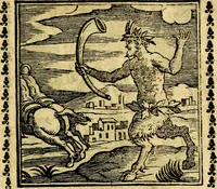 Picture 122 of 200 from Emblemi. Dal latino nel vulgare italiano ridotti, contenenti il fiore et la sostanza de' più scelti scrittori & delle più celebri discipline dell'vniuerso, ripieni di ottimi consigli & saluteuoli documenti, per l'vso ciuile et morale della vita humana (1626), leaf 192