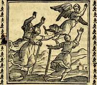 An illustration from Emblemi. Dal latino nel vulgare italiano ridotti, contenenti il fiore et la sostanza de' più scelti scrittori & delle più celebri discipline dell'vniuerso, ripieni di ottimi consigli & saluteuoli documenti, per l'vso ciuile et morale della vita humana (1626)