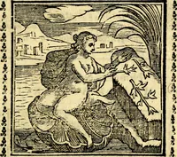An illustration from Emblemi. Dal latino nel vulgare italiano ridotti, contenenti il fiore et la sostanza de' più scelti scrittori & delle più celebri discipline dell'vniuerso, ripieni di ottimi consigli & saluteuoli documenti, per l'vso ciuile et morale della vita humana (1626)