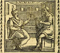 An illustration from Emblemi. Dal latino nel vulgare italiano ridotti, contenenti il fiore et la sostanza de' più scelti scrittori & delle più celebri discipline dell'vniuerso, ripieni di ottimi consigli & saluteuoli documenti, per l'vso ciuile et morale della vita humana (1626)