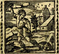 An illustration from Emblemi. Dal latino nel vulgare italiano ridotti, contenenti il fiore et la sostanza de' più scelti scrittori & delle più celebri discipline dell'vniuerso, ripieni di ottimi consigli & saluteuoli documenti, per l'vso ciuile et morale della vita humana (1626)