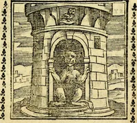 An illustration from Emblemi. Dal latino nel vulgare italiano ridotti, contenenti il fiore et la sostanza de' più scelti scrittori & delle più celebri discipline dell'vniuerso, ripieni di ottimi consigli & saluteuoli documenti, per l'vso ciuile et morale della vita humana (1626)
