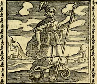Picture 22 of 200 from Emblemi. Dal latino nel vulgare italiano ridotti, contenenti il fiore et la sostanza de' più scelti scrittori & delle più celebri discipline dell'vniuerso, ripieni di ottimi consigli & saluteuoli documenti, per l'vso ciuile et morale della vita humana (1626), leaf 42