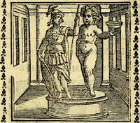 Picture 23 of 200 from Emblemi. Dal latino nel vulgare italiano ridotti, contenenti il fiore et la sostanza de' più scelti scrittori & delle più celebri discipline dell'vniuerso, ripieni di ottimi consigli & saluteuoli documenti, per l'vso ciuile et morale della vita humana (1626), leaf 44