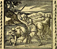 An illustration from Emblemi. Dal latino nel vulgare italiano ridotti, contenenti il fiore et la sostanza de' più scelti scrittori & delle più celebri discipline dell'vniuerso, ripieni di ottimi consigli & saluteuoli documenti, per l'vso ciuile et morale della vita humana (1626)