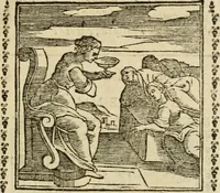 An illustration from Emblemi di Andrea Alciato, huomo chiarissimo, dal latino nel vulgare italiano ridotti (1626)
