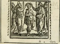 Picture 141 of 215 from Emblemi di Andrea Alciato, huomo chiarissimo, dal latino nel vulgare italiano ridotti (1626), leaf 210