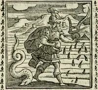 Picture 190 of 215 from Emblemi di Andrea Alciato, huomo chiarissimo, dal latino nel vulgare italiano ridotti (1626), leaf 287