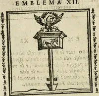 Picture 14 of 215 from Emblemi di Andrea Alciato, huomo chiarissimo, dal latino nel vulgare italiano ridotti (1626), leaf 29