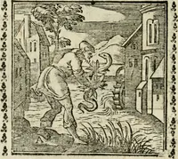 Picture 23 of 215 from Emblemi di Andrea Alciato, huomo chiarissimo, dal latino nel vulgare italiano ridotti (1626), leaf 41