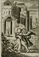 An illustration from Emblems, divine and moral, together with hieroglyphicks of the life of man (1736)