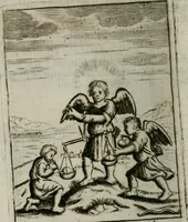 An illustration from Emblems, divine and moral, together with hieroglyphicks of the life of man (1736)