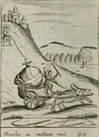 An illustration from Emblems, divine and moral, together with hieroglyphicks of the life of man (1736)