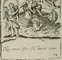 An illustration from Emblems, divine and moral, together with hieroglyphicks of the life of man (1736)