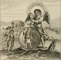 An illustration from Emblems, divine and moral (1839)