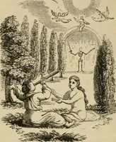 An illustration from Emblems, divine and moral : The school of the heart; and Hieroglyphics of the life of man (1866)