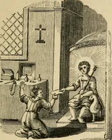 An illustration from Emblems, divine and moral : The school of the heart; and Hieroglyphics of the life of man (1866)