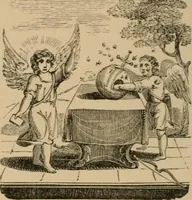 An illustration from Emblems, divine and moral : The school of the heart; and Hieroglyphics of the life of man (1866)