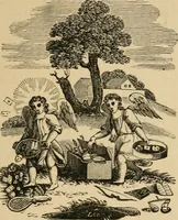 An illustration from Emblems, divine and moral : The school of the heart; and Hieroglyphics of the life of man (1866)