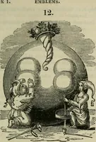 An illustration from Emblems, divine and moral (1812)