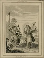 An illustration from Emblems divine and moral (1839)