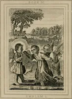 An illustration from Emblems divine and moral (1839)