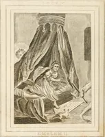 An illustration from Emblems, divine and moral. New ed., carefully rev. and corr., with recommendatory prefaces by Augustus Toplady, and John Ryland (1839)