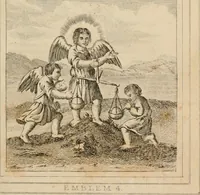 An illustration from Emblems, divine and moral. New ed., carefully rev. and corr., with recommendatory prefaces by Augustus Toplady, and John Ryland (1839)
