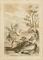 An illustration from Emblems, divine and moral. New ed., carefully rev. and corr., with recommendatory prefaces by Augustus Toplady, and John Ryland (1839)