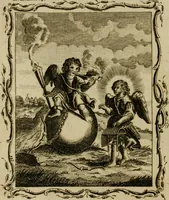 An illustration from Emblems divine and moral ; together with Hieroglyphics of the life of man (1777)