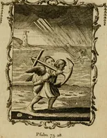 An illustration from Emblems divine and moral ; together with Hieroglyphics of the life of man (1777)