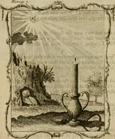 An illustration from Emblems divine and moral ; together with Hieroglyphics of the life of man (1777)