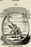 An illustration from Emblems, divine and moral (1818)