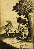 An illustration from Emblems of love, in four languages. Dedicated to the ladys by Ph. Ayres, esq (1600)