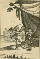 An illustration from Emblems of love, in four languages : dedicated to the ladys (1683)