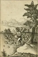 An illustration from Emblems of love, in four languages : dedicated to the ladys (1683)