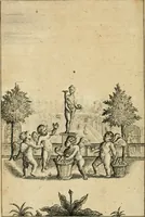 An illustration from Emblems of love, in four languages : dedicated to the ladys (1683)