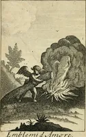 An illustration from Emblems of love, in four languages : dedicated to the ladys (1683)