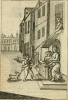 An illustration from Emblems of love, in four languages : dedicated to the ladys (1683)