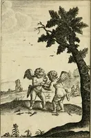 An illustration from Emblems of love, in four languages : dedicated to the ladys (1683)