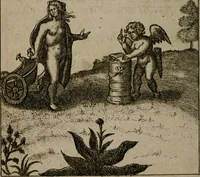 An illustration from Emblems of love in four languages : dedicated to the ladys (1747)
