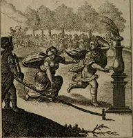 An illustration from Emblems of love in four languages : dedicated to the ladys (1747)