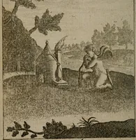 An illustration from Emblems of love in four languages : dedicated to the ladys (1747)