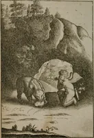An illustration from Emblems of love in four languages : dedicated to the ladys (1747)