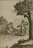 An illustration from Emblems of love in four languages : dedicated to the ladys (1747)