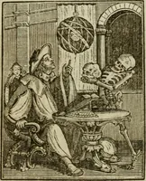 Picture 29 of 51 from Emblems of mortality : representing, in upwards of fifty cuts, Death seizing all ranks and degrees of people : imitated from a painting in the cemetery of the Dominican church at Basil, in Switzerland : with an apostrophe to each, translated from the Latin and French : intended as well for the infomation of the curious, as the instruction and entertainment of youth : to which is prefixed a copious preface, containing an historical account of the above, and other paintings on this subject, now or lately existing in divers parts of Europe (1789), leaf 66